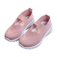 thumbnail image 1 of Pink Girls Versatile Board Shoes With Rubber Base And Breathable Upper For Everyday Adventures, Ideal For Ages 7-8 Years, 1 of 9