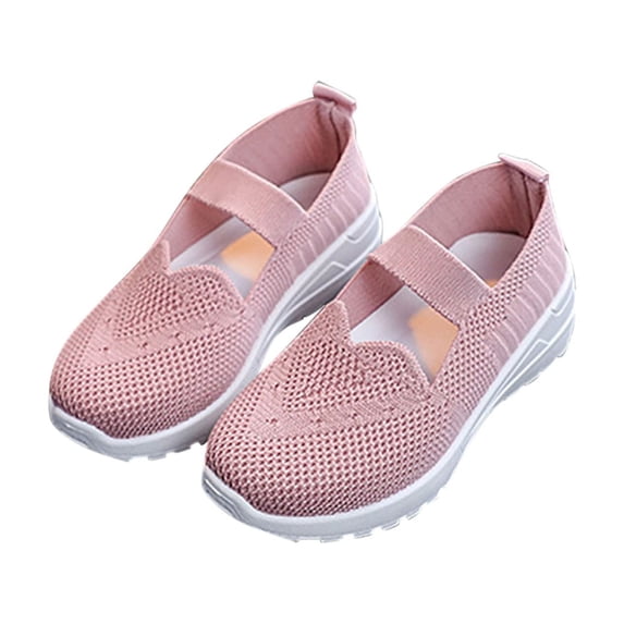 Pink Girls Versatile Board Shoes With Rubber Base And Breathable Upper For Everyday Adventures, Ideal For Ages 7-8 Years
