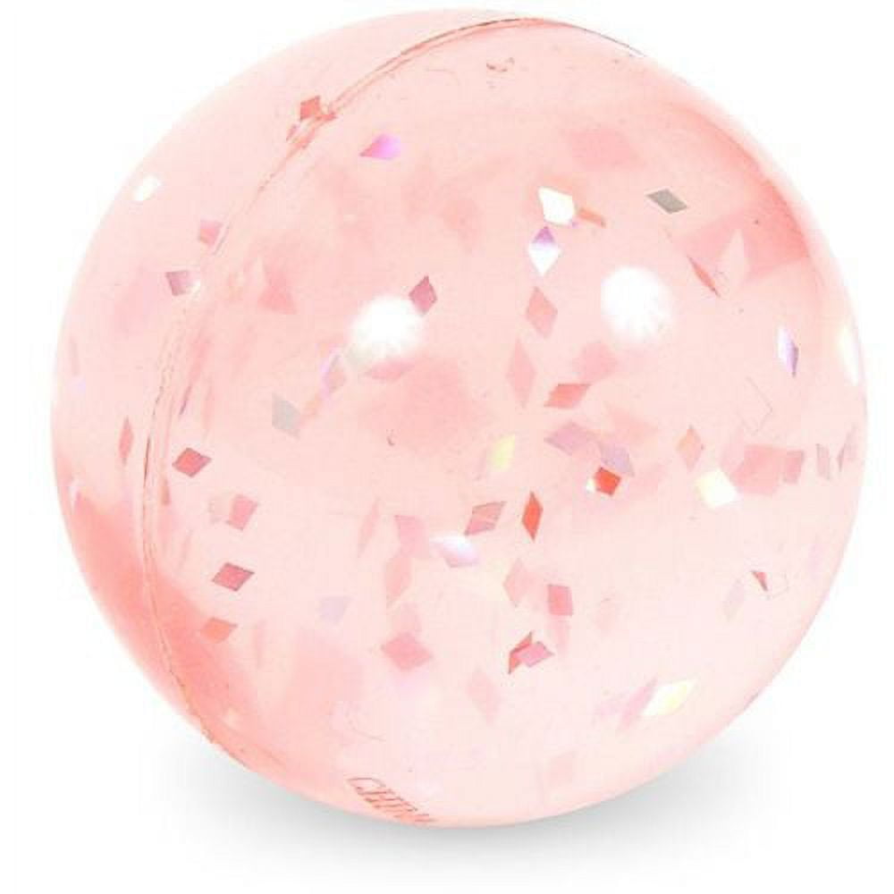 Pink Glitter Bounce Balls (4) - Walmart.com