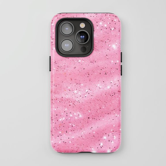 Pink Glitter Sparkle For All iPhone Series Tough Phone Case