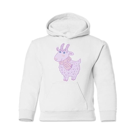 Pink Goat Hoodie Juniors -Image by Shutterstock, Small