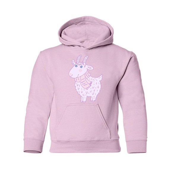 Pink Goat Hoodie Juniors -Image by Shutterstock,  x-Large