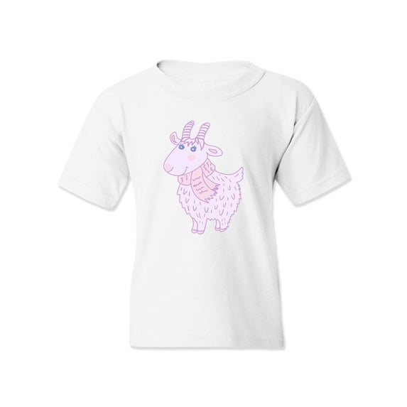 Pink Goat T-Shirt Juniors -Image by Shutterstock, Large