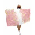 thumbnail image 1 of Pink Gold Beach Towels Oversized Super Absorbent,Boho Modern Abstract Minimalist Aesthetic Flower Lightweight Bath Towel Quick Dry Sets For Bathroom/Pool/Rv Camping/Beach Play/Gym Room/Picnic 31"x62", 1 of 8