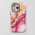 thumbnail image 1 of Pink Gold Marble For All iPhone Series Protective Phone Case Abstract, 1 of 7