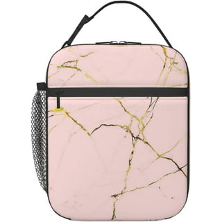  Gold Marble Luxury Abstract Lunch Bag for Women Men