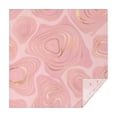 thumbnail image 1 of Pink Gold Marble Pattern Square Tablecloth,Waterproof Square Table Cover,Wipeable Spillproof Washable Table Cover for Home Kitchen Party Decor 52"x52"(132x132cm), 1 of 6