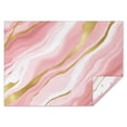 thumbnail image 1 of Pink and Gold Marble Texture Rectangle Tablecloth 60"x84",Waterproof Polyester Rectangle Table Cloth, Wipeable Spillproof Polyester Tablecloth for Dining, Camping, Indoor and Outdoor, 1 of 5