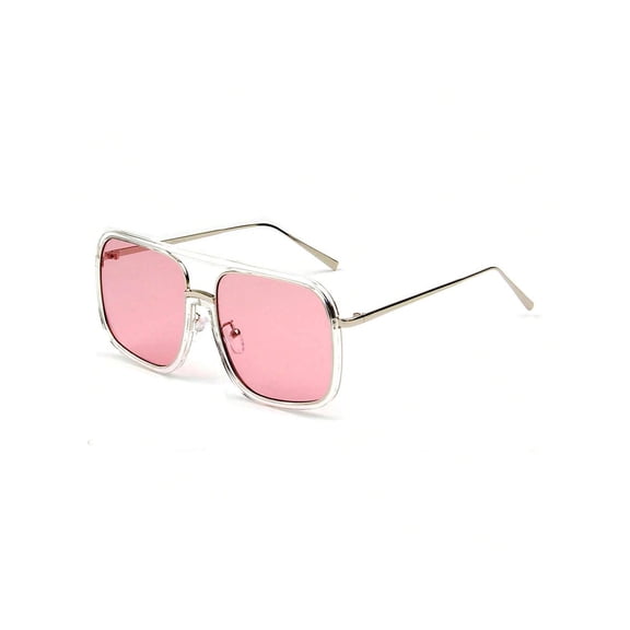 Pink & Gold Sunglasses - Soft Color UV400 Protection Women’s Fashion & Social Event Eyewear