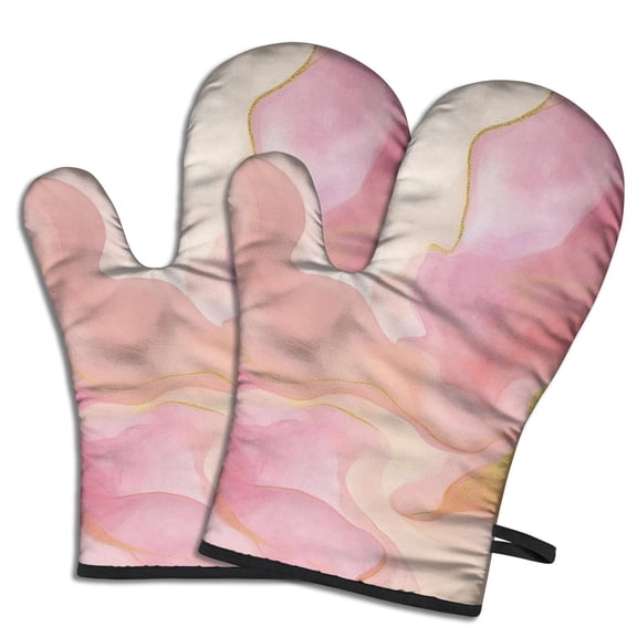 Pink Gold Wave Marble Pattern Shower Curtain OneSize ,Bathroom Decorative Shower Curtains Set with 12 Hooks,Modern Waterproof Washable Shower Curtain