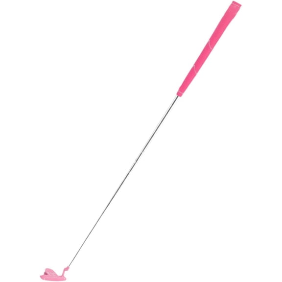 Pink Golf Putter Ladies Golf Club Equipment Adults Portable Practice Right Handed Putter for Lawn Home Garden Travel Office