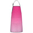 thumbnail image 1 of Pink Gradient Leopard Print Apron-Garden Aprons for Women with Pockets-Cotton Linen Waterproof Kitchen Cooking Gardening Aprons Adjustable for Kitchen,Cooking,BBQ and Salon 33x27 Inch, 1 of 7