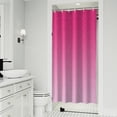 thumbnail image 1 of Pink Gradient Leopard Print Shower Curtain 36"x72" ,Bathroom Decorative Shower Curtains Set with 12 Hooks,Modern Waterproof Washable Shower Curtain, 1 of 6