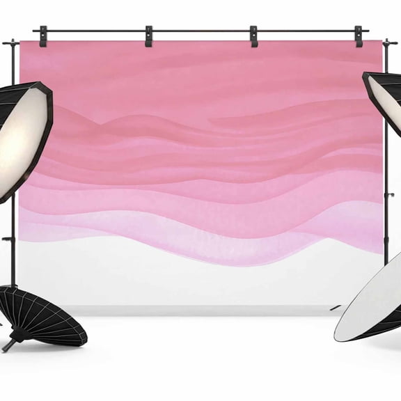 Pink Gradient Photography Backdrop 10x8FT, Watercolor Abstract Pink Gradient Water Ripples Photo Backdrops, Background for Photography Studio Photo Studio Background, Back Drop for Photoshoot