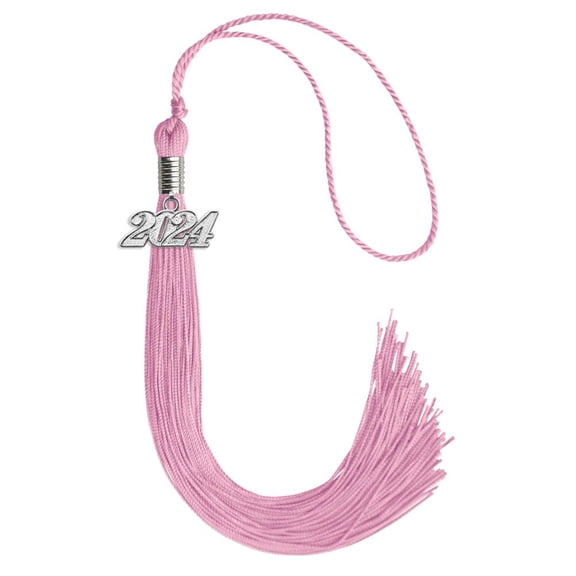 Endea Graduation Pink Graduation Tassel with Silver Date Drop
