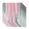 thumbnail image 1 of Pink Gray Cloth Napkins, Contemporary Abstract Gradient Aesthetic Washable and Reusable Dinner Napkins Set of 6, Table Napkin for Kitchen Party Birthday Wedding Hotel Housewarming 20"x20", 1 of 8