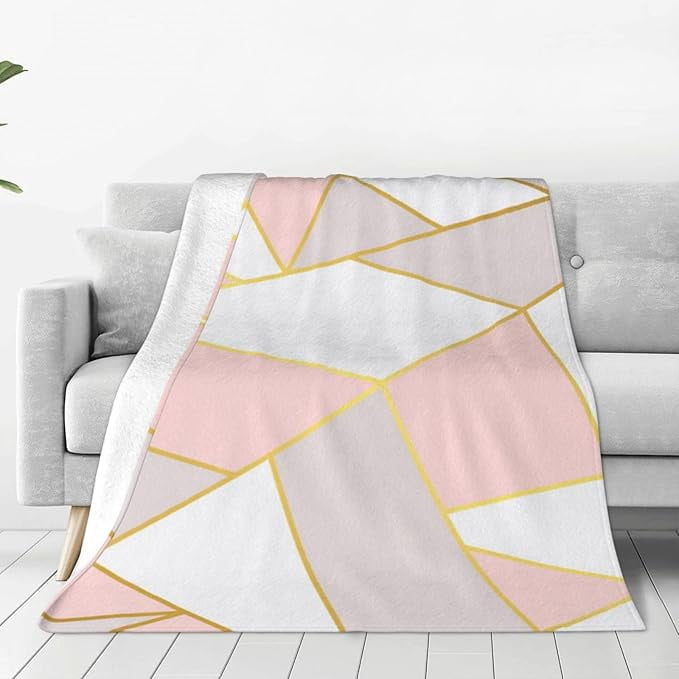 Geometric Flannel Fleece Throw Blanket Kids,Geometry Circle