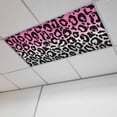 thumbnail image 1 of Pink Gray Ombre Leopard Fluorescent Light Covers, Modern Abstract Art Aesthetics Magnetic Light Covers for Ceiling Lights, Fluorescent Ceiling Shade Filters for Classroom Bedroom Office 4x2Ft x 1PCS, 1 of 8