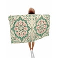 thumbnail image 1 of Pink Green Flower Beach Towels Oversized Super Absorbent, Elegant Spring Floral Abstract Art Lightweight Bath Towel Quick Dry Sets For Bathroom/Pool/Rv Camping/Beach Play/Gym Room/Picnic 23"x47", 1 of 8