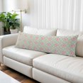thumbnail image 1 of Pink Green Flowers Body Pillow Covers 20"x54", Country Botanical Abstract Floral Patterned Soft Brushed Microfiber Breathable Throw Pillow Covers, Pillowcase with Zipper for Couch Sofa Bedroom, 1 of 9