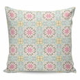 thumbnail image 1 of Pink Green Flowers Pillow Covers 26x26 Inch Decorative Throw Pillow Cover, Country Botanical Abstract Floral Patterned Sofa Pillowcases Accent Cushion Case Home Decor Bedroom Living Room, 1 of 6