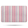 thumbnail image 1 of Pink and Green Striped Pattern Bathroom Rugs Mat,Non Slip Microfiber Bathroom Rug,Rubber Backing,Soft Bathroom Mats for Bathroom Floor,Tub and Shower,17x27in(43x68cm), 1 of 5