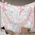thumbnail image 1 of Pink Grey Coral Coastal Large Tapestry for Bedroom Wall Hanging Tapestry,Summer Beach Seaside Nautical Ceiling Backdrop Tapestries Poster Blanket Wall Decor for Teens Room Living Room Dorm 86" x 104", 1 of 8