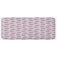thumbnail image 1 of Pink and Grey Kitchen Mat, Little Mouse Characters with Hearts on Striped Backdrop Cartoon Lovers, Plush Decorative Kitchen Mat with Non Slip Backing, 47" X 19", Grey and Pink, by Ambesonne, 1 of 1