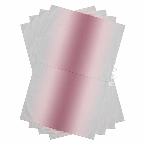 Pink Grey Ombre Kitchen Towels Set of 4, Water Absorbent Dish Towel, Farmhouse Gradient Minimalist Decorative Hand Towels - Quick Drying Cloth for Cooking Baking, 18x28 Inch