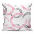 thumbnail image 1 of Pink Grey Pillow Covers 20x20 Inch Decorative Throw Pillow Cover, Geometric Circle Modern Abstract Simple Art Sofa Pillowcases Accent Cushion Case Home Decor Bedroom Living Room, 1 of 6