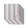 thumbnail image 1 of Pink Grey Stripes Cloth Napkins Set of 8 Reusable Dinner Napkins, Simple Striped Lines Minimalist Modern Cocktail Napkin Washable Table Napkins for Wedding/Holiday Party/Baby Shower 20"x20", 1 of 7