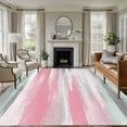 thumbnail image 1 of Pink Grey Washable Living Room Rugs 5'x7', Abstract Vintage Ombre Mottled Texture Farmhouse Low Pile Throw Large Area Rugs Non-Slip Sturdy Edge Binding Carpet for Dining Room Bedside Kitchen, 1 of 9