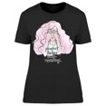 thumbnail image 1 of Pink Hair Girl Perfect Lashes Tee Women's -Image by Shutterstock, 1 of 2