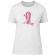 thumbnail image 1 of Pink Hair Little Mermaid T-Shirt Women -Image by Shutterstock, Female Large, 1 of 2