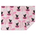 thumbnail image 1 of Pink Halloween Black Cats Ghosts and Pumpkins Rectangle Tablecloth 60"x84",Waterproof Polyester Rectangle Table Cloth, Wipeable Spillproof Polyester Tablecloth for Dining, Camping, Indoor and Outdoor, 1 of 5