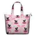 thumbnail image 1 of Pink Halloween Black Cats Ghosts and Pumpkins Travel Tote Bags for Women Carry On,Large Weekender Bags for Women Travel,Multi Functional Duffle Bag for Work,Shopping,Sports, 1 of 5