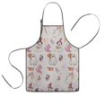 thumbnail image 1 of Pink Halloween Ghosts Kids Aprons for Girls and Boys,Adjustable Neck Strap Toddler Aprons for Kids Cooking Baking, 1 of 7