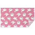 thumbnail image 1 of Pink Halloween Ghosts Rectangle Tablecloth 60"x102",Waterproof Polyester Rectangle Table Cloth, Wipeable Spillproof Polyester Tablecloth for Dining, Camping, Indoor and Outdoor, 1 of 6
