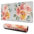 thumbnail image 1 of Pink Hand Holding Flowers Mousepad Gaming Pad Mouse Waterproof No Slip for Office Home Work Gaming Gift Tables Gaming Rubber Base Mousepad with Stitched Edges 35.4x15.7inches, 1 of 7