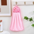 thumbnail image 1 of Pink Hand Towels for Bathroom | Absorbent Kitchen Towels | Decorative Hand Towels with Hanging Loop for Kitchen and Bathroom, 1 of 3