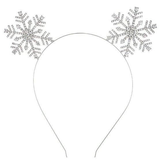 Pink Headband for Women Sparkling Christmas Headband Exclusive Festive Hair Accessory
