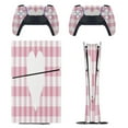 thumbnail image 1 of Pink Heart Check Merch PS5/PS5 Pro/PS5 Slim Digital Disc Skin Sticker For Console And Controller Skins, 1 of 7