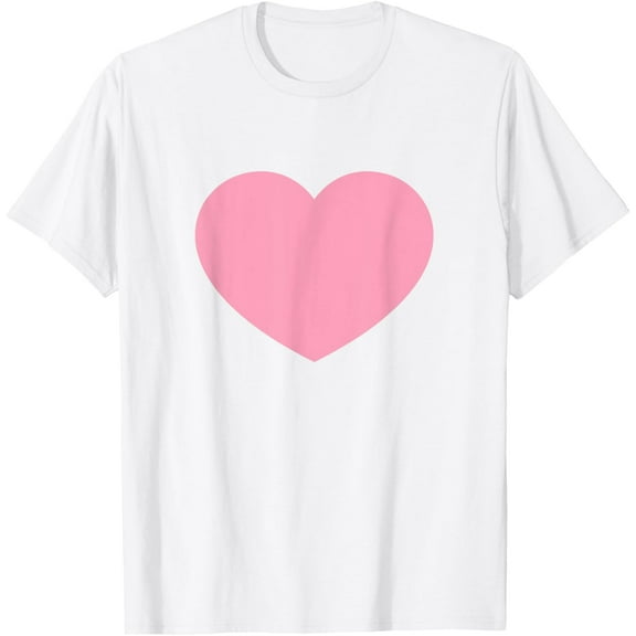 Pink Heart Is The Symbol Of Love For Valentines Day Holiday T-Shirt