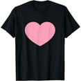 thumbnail image 1 of Pink Heart Is The Symbol Of Love For Valentines Day Holiday T-Shirt, 1 of 3