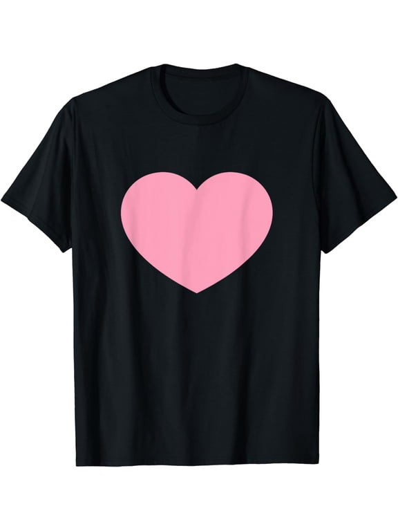 Pink Heart Is The Symbol Of Love For Valentines Day Holiday T-Shirt