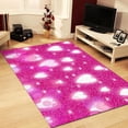 thumbnail image 1 of Pink Heart Pattern Area Rug, Non Slip Noise Reduction Throw Rug, Machine Washable Durable Carpet For Indoor Bedroom Living Room Office Decor Rug 1x2ft, 1 of 6