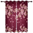 thumbnail image 1 of Pink Heart-Shaped Petals Living Room Kitchen Bathroom Curtains For Children's Bedroom Window Decoration Hanging Cloth Cu, 1 of 6