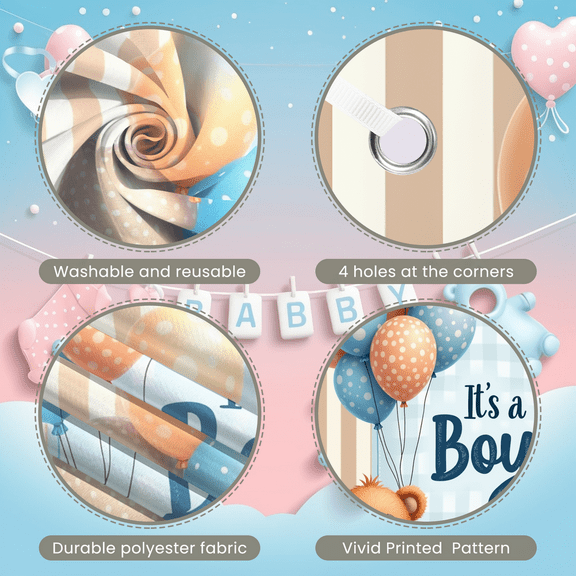 Pink Heart Theme Sweetheart Baby Shower Banner Decorative Design New Arrival Backdrop for Gender Reveal Party Indoor Decoration Celebration Event