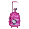thumbnail image 1 of Pink Hearts Hello Kitty Rolling Backpack - Pink Hello Kitty Luggage with Wheels, 1 of 4