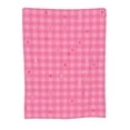 thumbnail image 1 of Pink Hearts Love Checkered Throw Blanket, Super Soft Anti-Pilling Flannel Bed Blankets, 60"x50", 1 of 8